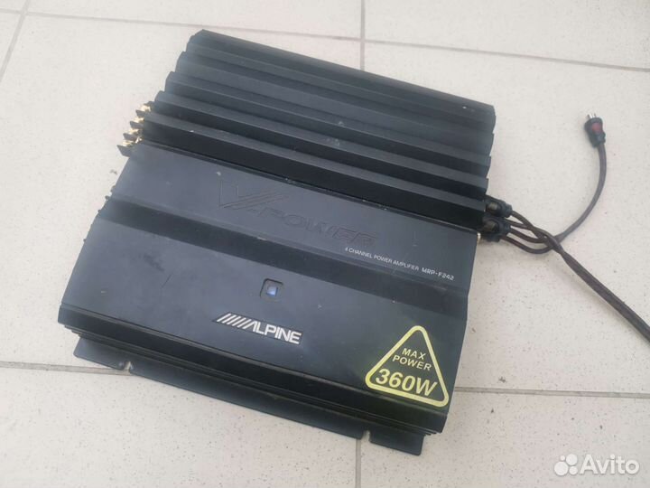 4-канальный усилитель Alpine mrp-f242