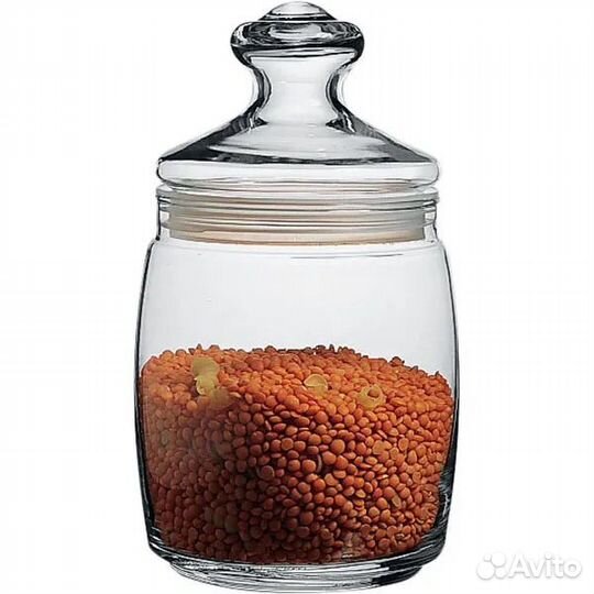 Банка для сыпучих с крышкой