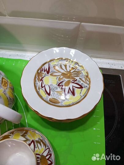 Чайный сервиз Золотая ромашка лфз