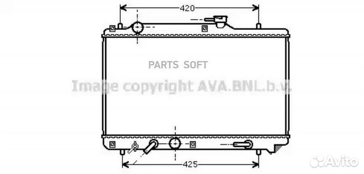 Радиатор охлаждения Сузуки Балено 1995