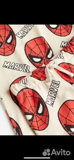 Комплект шорты футболка H&M Marvel 128