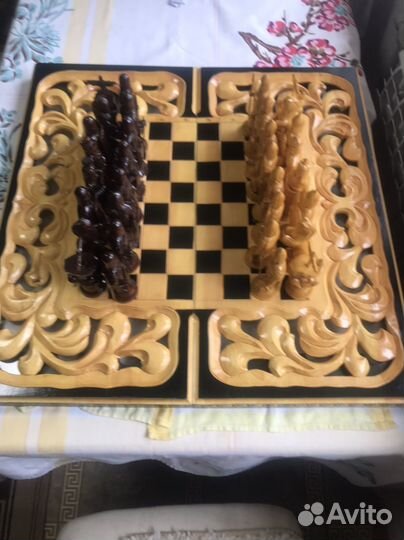 Нарды, шахматы ручной работы