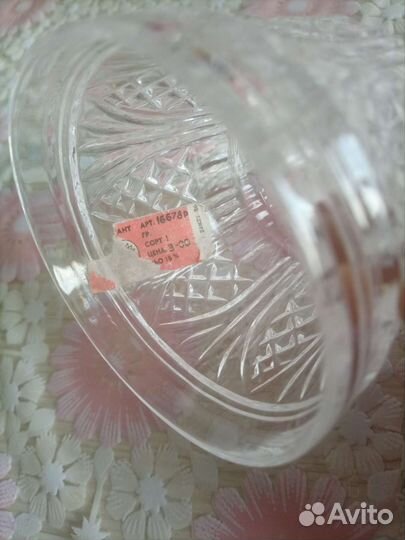 Кружки хрустальные 