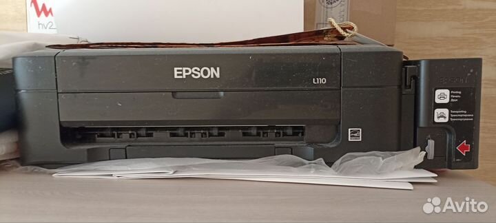 Принтер струйный Epson L110 с системой нпч