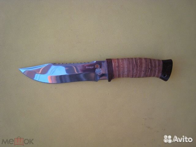 Нож охотничий с гравировкой