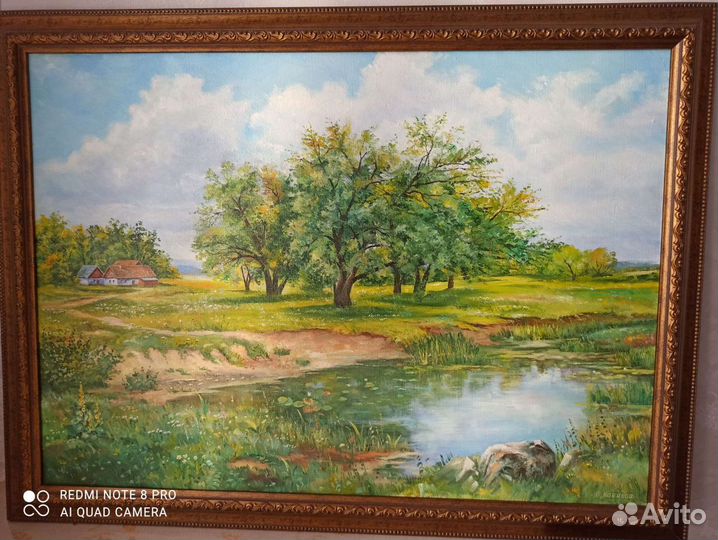 Картина маслом на холсте пейзаж