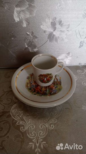 Набор детской посуды СССР