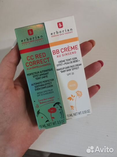 BB и CC cream erborian