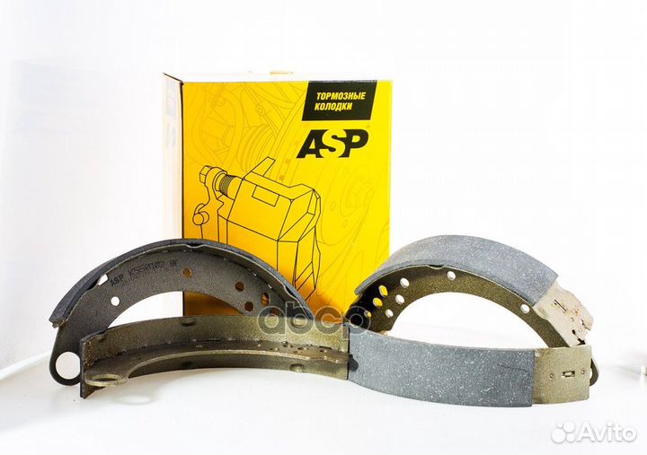 Колодки тормозные задние UAZ 3160 k550102 ASP