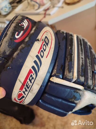 Краги хоккейные размер 14