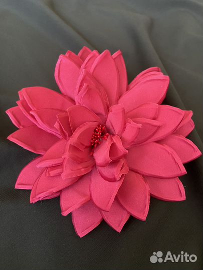 Чокер цветок из ткани