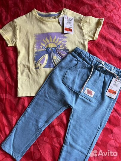 Штаны и футболка поло, шорты на мальчика 98 размер
