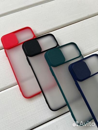 Чехол iPhone 11/13 Pro Max c защитой камеры