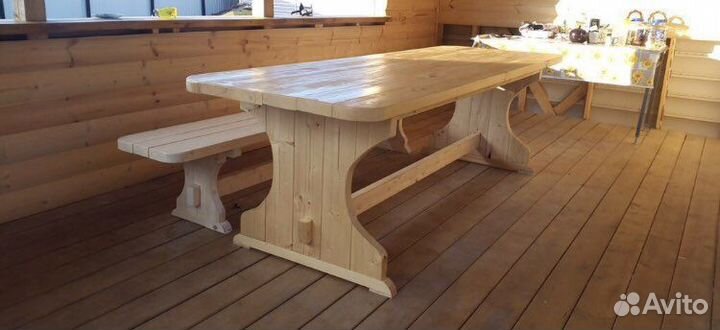 Стол и лавки на заказ