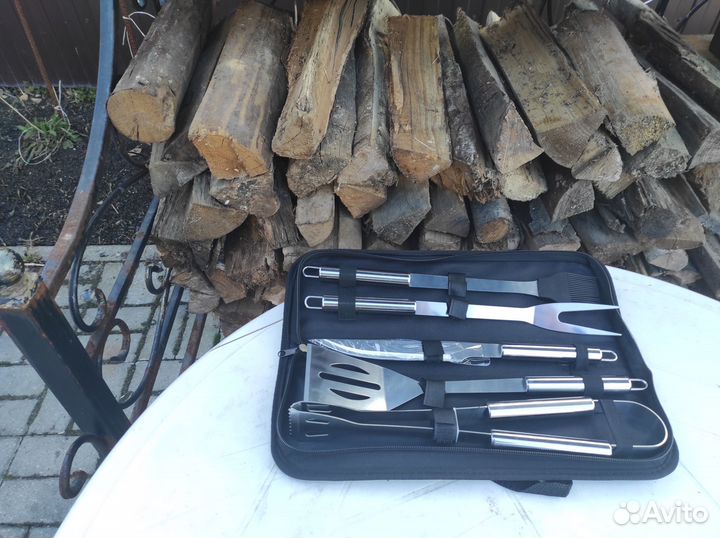 Набор для барбекю, шашлыка. Подарочный набор 5 поз