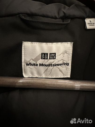 Uniqlo white mountaineering пуховик