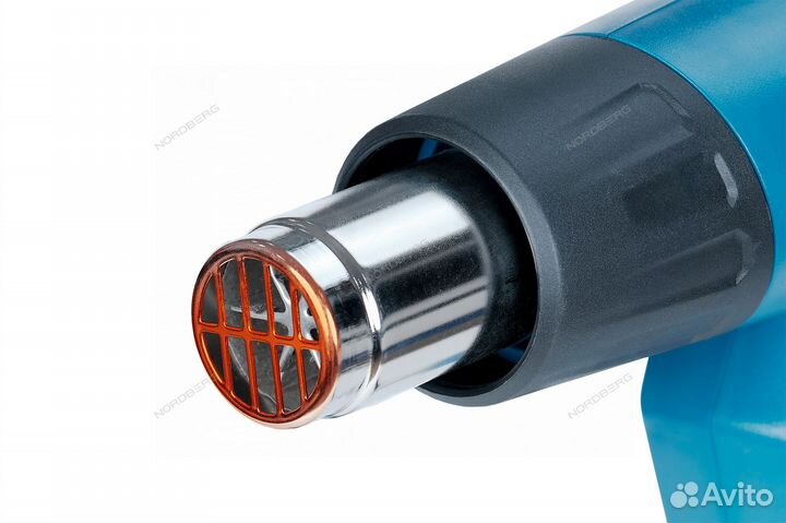 Фен с комплектом насадок, 50-600С, 2000Вт NE720K