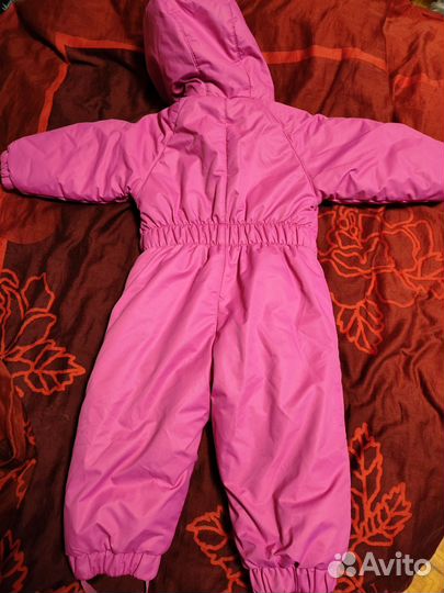 Зимний комбинезон для девочки 86
