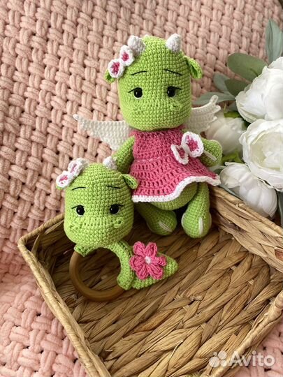 Набор вязаных игрушек