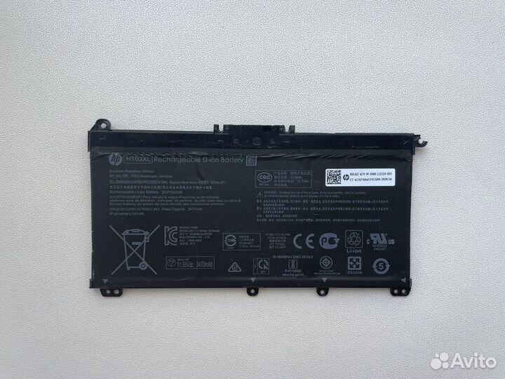 Аккумулятор для ноутбука hp