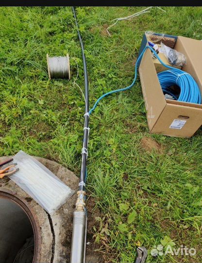 Ремонт и очистка скважин, замена насоса 24/7