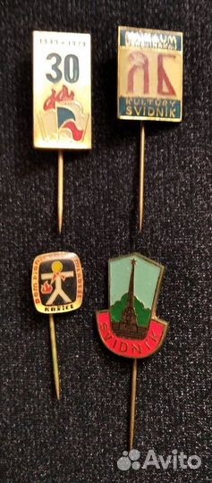 Значки СССР и Словакии