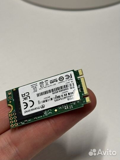 SSD 2242 Transcend msata M.2 480Гб