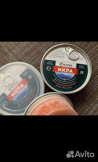 Красная икра кеты