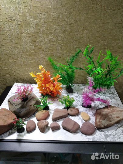 Грот (замок) для аквариума, коряга, декор