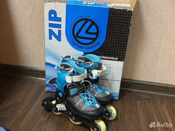 Роликовые коньки детские с защитой