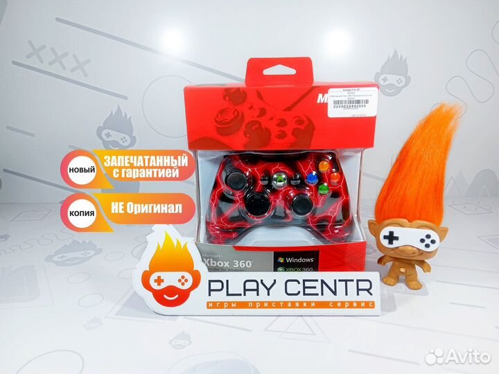 Геймпад для Xbox 360 Проводной (шнур 2м) Новый