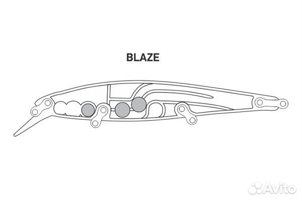 Воблер LureMax blaze 115SP MR-089 17 г