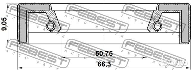 Сальник привода 50.75x66.3x9.05