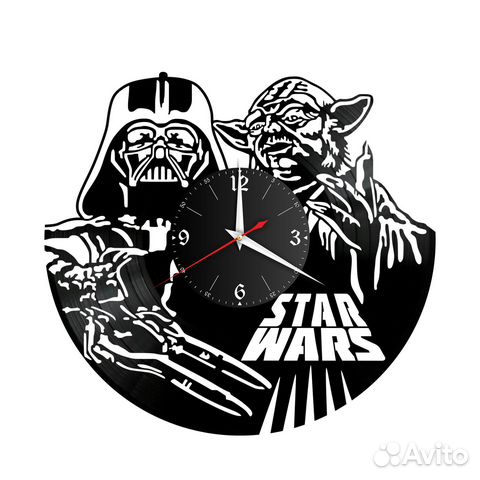 Звездные Войны №R2 часы из винила