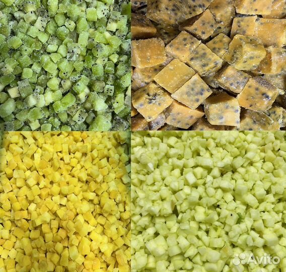 Замороженные ягоды, фрукты, овощи, грибы и др