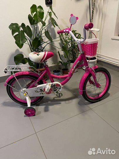 Детский велосипед для девочки 16 радиус