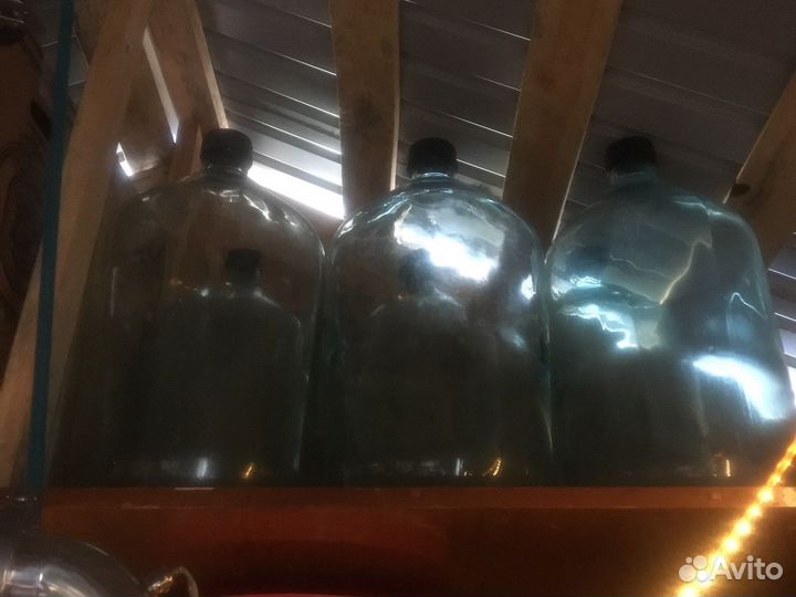 Бутыль стеклянная 20 л для вина браги самагона