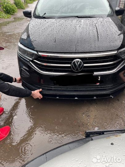 Сплиттер на volkswagen polo