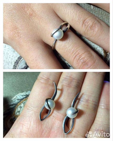 Серебряный комплект