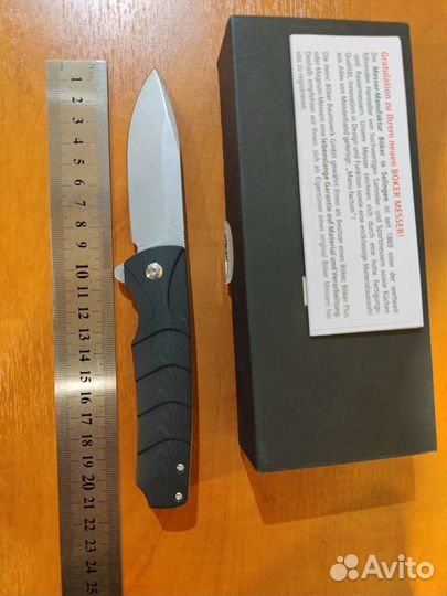 Нож Boker Ridge складной сталь D2 рукоять G10