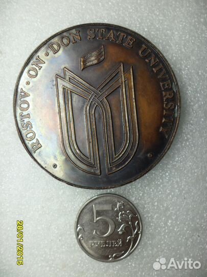 Медаль настольная плакетка