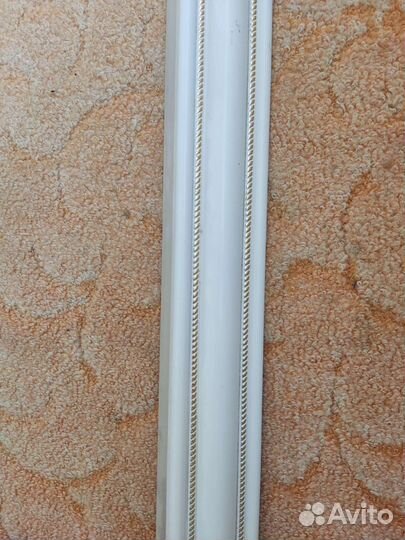 Гардина алюм настенная Г-образная+крепеж+крючки