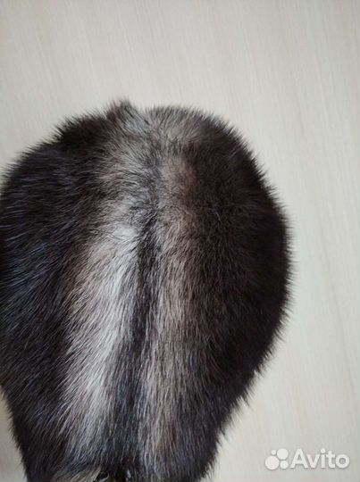 Норковая Шапка с козырьком