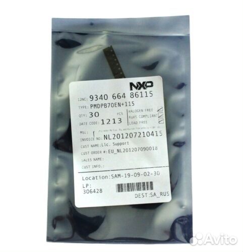 1 шт pmdpb70EN pmdpb70 30V dual моп-транзистор N-c