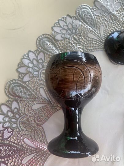 Графин с бокалами из керамики