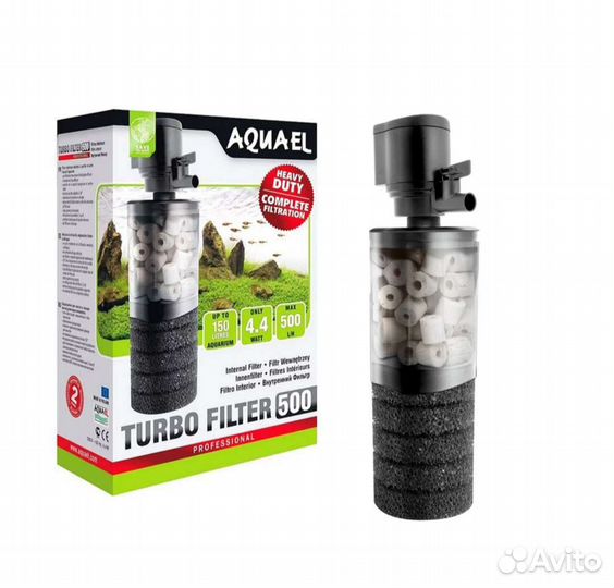 Внутренний аквариумный фильтр aquael turbo 500