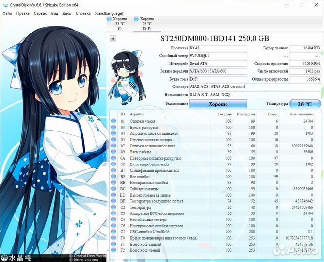 Жесткий Диск 250Gb 3.5