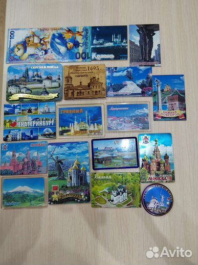 Магнитики города, на удачу