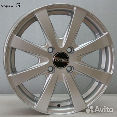 Диск Tech Line 634 6х16 PCD 4х100 ET 45 DIA 60,1 S