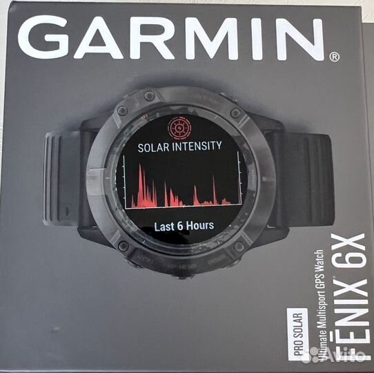 Garmin fenix 6x pro solar titanium